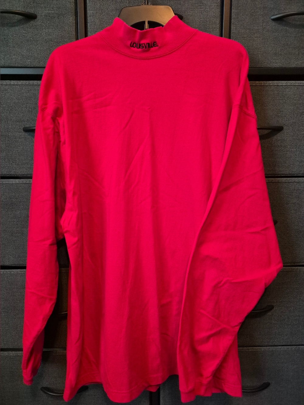 Louisville Men's Long-Sleeve Mock Neck Shirt